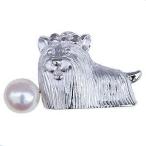 ヨークシャテリアメンズブローチパー...