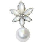 パール ブローチ フォーマル 花 真珠ブローチ パール 真珠 ピンブローチ メンズ 南洋白蝶真珠 白蝶貝 フラワー 花モチーフ プレゼント ギフト 自分買い pu