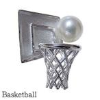 パール ブローチ バスケットボール バスケットピンズ パール 真珠 Basketball バスケットボールグッズ メンズ 男性用 プレゼント ギフト ご褒美 自分買い