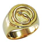 スネークリング ヘビリング メンズリング ダイヤモンドリング 蛇 指輪 印台リング へび メンズ 男性用 ゴールド 18金 k18 プレゼント ギフト 自分買い pu