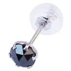 メンズ ピアス 片耳用 ブラックダイヤモンド 0.25ctpt900 プラチナ 送料無料 普段使い 人気 プレゼント ギフト ご褒美 自分買い