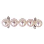 真珠 帯留め パール アコヤ本真珠 シルバー 和装小物 着物 送料無料 ジュエリー 人気 プレゼント ...