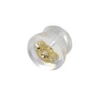 18金 ピアスキャッチ イエローゴールド 片耳用 k18 18k yg レディース 人気 おすすめ カジュアル プレゼント ギフト ご褒美 自分買い