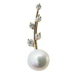 パールピアス18金イヤーカフ右耳用...