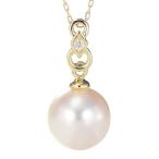 真珠ネックレスネックレスオーロラ花...