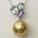 南洋白蝶真珠ペンダントダイヤモンド...