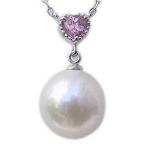 ハートパールペンダントあこや本真珠...