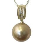 真珠パールペンダント南洋白蝶真珠k...