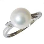 Yahoo! Yahoo!ショッピング(ヤフー ショッピング)パールリング 普段使い 指輪 リング 真珠指輪 あこや本真珠 8mm シルバー キュービックジルコニア 冠婚葬祭 送料無料 プレゼント ギフト ご褒美 自分買い pu