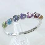 アミュレットリングk18ホワイトゴ...