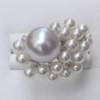 真珠リング真珠指輪南洋白蝶真珠あこ...