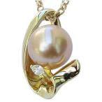 真珠ペンダントトップk18南洋白蝶...