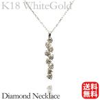 ネックレス ダイヤモンド ダイヤネックレス ペンダントトップ k18 18k 18金 ホワイトゴールド 4月誕生石 ユニセックス 送料無料 プレゼント ギフト pu