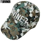 キャップ帽子/野球帽迷彩/カモフララインストーンスカル/ドクロディヴァイナ...