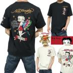 ショッピングhardy エドハーディー ベティーブープ Tシャツ ベティブープ/バタフライ/蝶 コラボ ED HARDY BETTY BOOP メンズ/レディース BED-2504