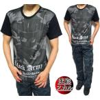 スカルtシャツメンズドクロ迷彩/カモフラ半袖トップス