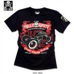 スカルドクロTシャツメンズ半袖3輪/バイクバイカーテイストファイヤーバイク