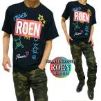 ROENロエンメンズTシャツ服芸能人半袖COLOFULGRAFFITIスカ...