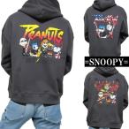 パーカー スヌーピー グッズ 大人 向け SNOOPY 星条旗/ロックバンド 服 プルオーバー メンズ/レディース
