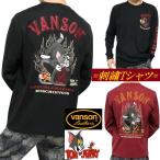 VANSON футболка long T Vanson длинный рукав Tom . Jerry Classic / шлем сотрудничество TOM &amp; JERRY мужской TJV-2602 вышивка ne балка ma Индия 