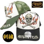 VANSONキャップバンソンメンズブランドスカル/ドクロ刺繍/CAP帽子メ...