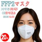 N95マスク同等 FFP2マスク 20枚 個別包装 EU圏 EN規格 不織布 高性能4層マスク 1箱 2箱 3箱 1ケース 花粉症対策 FFP2