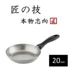 鉄　フライパン　藤田金属　SUITO BRAND　063805　匠の技　鉄フライパン　20cm　ＩＨ　ガス　日本製　