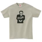 エルヴィス コステロ Elvis Costello　音楽Tシャツ ロックTシャツ バンドTシャツ　シルバーグレー