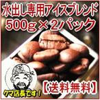 アイスコーヒー コーヒー豆 水出し珈琲 約100杯分 500g２パック 合計１kg 送料無料 信州珈琲 ハリオ水出し珈琲ポットをお持ちの方用