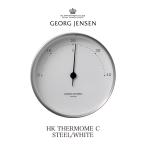 ショッピングジョージジェンセン Georg Jensen ジョージジェンセン HK THERMOME C STEEL WHITE コッペル サーモメーター ステンレススティールホワイトダイヤル 3587588 ヘニングコッペル 温度計