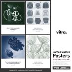 Vitra ヴィトラ Eames Quotes Posters ポス