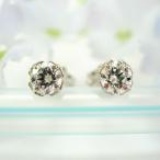 MARE チタンピアス SWAROVSKI WHITE 4×4mm ma038
