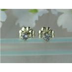 MARE チタンピアス SWAROVSKI SYN.AQUAMARINE 2×2mm ma057
