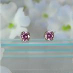 MARE チタンピアス SWAROVSKI  PINK 3×3mm ma065