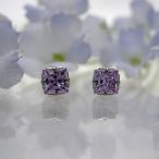MARE チタンピアス SWAROVSKI LAVENDER 4mm×4mm ma072
