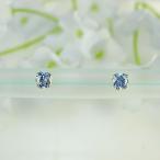 MARE(マーレ)SWAROVSKI Fancy L.Blue 3×3mm ピアス mt090