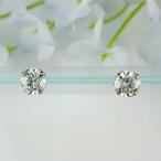 MARE(マーレ) SWAROVSKI White 5×5mm ピアス mt093