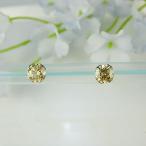 MARE(マーレ) SWAROVSKI Fancy Champagne 5×5mm ピアス mt183
