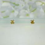 MARE(マーレ)SWAROVSKI Fancy Yellow 3×3mm ピアス mt186