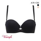 トリンプ Triumph Tシャツブラ 020 ブラジャー ハーフカップ ABC ストラップレス 単品