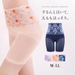 コントランテ ContRante WATER COLOR FLOWERS ゆる補正ガードル ロング M L LL 深め ハイウエスト メール便(6)