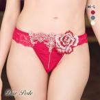 ドゥペルル ルージュ Tバックショーツ ML タンガ ソング バックレース DuePerle