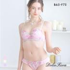 ブラジャー ドルチェフィオラ フルーティフラワー ブラセット BCDEF ソフトワイヤー やさしい ショーツ セット Dolce Fiora 爆買