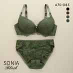 ソニアブラック SONIA BLACK アイラッシュレース ブラジャー ショーツ セット ABCD