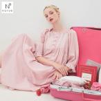 ナルエー パジャマ コットンダブルガーゼレーシーフリルドレス ルームウェア 7分袖 レディース NARUE