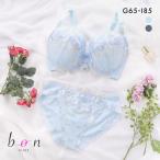 ブラジャー ビーオーエヌ 美胸 脇寄せ バストメイクブラ 大輪のバラ シリーズ ショーツ セット GHI 脇すっきり 脇高 脇肉 グラマー bon