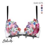 ショッピングセクシー ワコール サルート 60グループ 60G フロントエックスプラス ブラジャー G 谷間 Wacoal Salute BTJ760 FRONT-X＋ 24AWシーズン