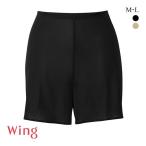 ショッピングペチパンツ ワコール Wacoal ウイング Wing シンプルランジェリー キュロットペチコート ML インナー タップパンツ