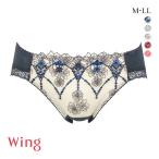 ショッピングWING ワコール Wacoal ウイング Wing 23AW KB2719 後ろ姿きれいブラ ショーツ M L LL 綿混 ハイレッグ 単品