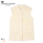 ショッピングツモリチサト ワコール ツモリチサト ベスト フリース ミディロング丈 ネコ Wacoal tsumori chisato SLEEP
